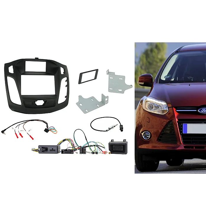 CTKFD31 Ford Focus 2011- 2015 Double Din Car CD Stereo Fascia Fitting Kit