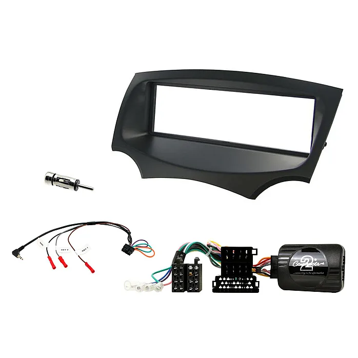 CTKFD36 Ford KA 2009 - 2017 Single Din Car Stereo Fitting Kit Fascia, Steering Control Adaptor