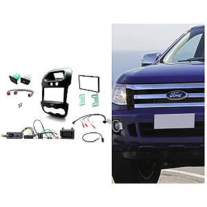 CTKFD40C Ford Ranger Double Din Stereo Fascia Fitting Kit With Door and Hazard Button