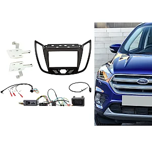 CTKFD44 Ford Kuga 2013-2019 Double Din Car CD Stereo Fascia Fitting Kit