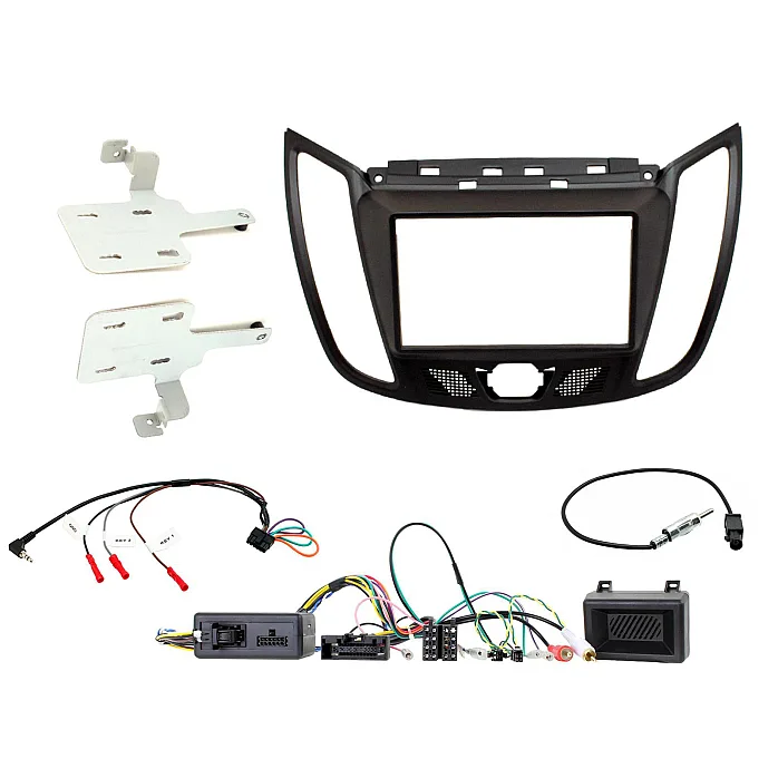 CTKFD44 Ford Kuga 2013-2019 Double Din Car CD Stereo Fascia Fitting Kit