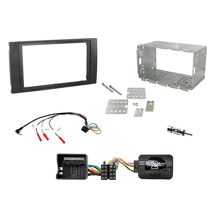 CTKFD46 Ford C-Max, Fiesta, Focus Double Din Car Stereo Black Fascia Fitting Kit