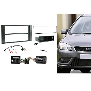 CTKFD56 Ford Focus 2004 - 2007 Black Single Din Car CD Stereo Fascia Fitting Kit