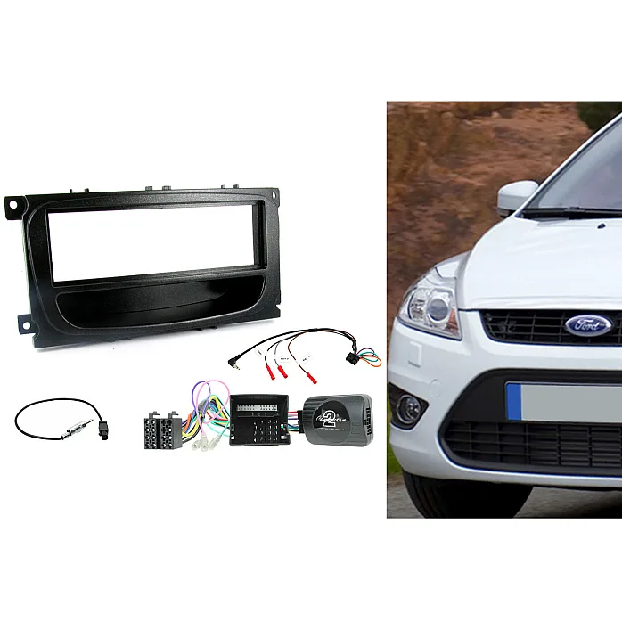 CTKFD61 Ford Focus, Mondeo Black Single Din Car Stereo Fascia Fitting Kit