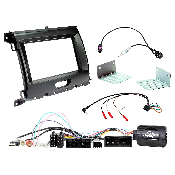 CTKFD66 Ford Ranger 2016-2020 Double Din Car CD Stereo Fascia Fitting Kit