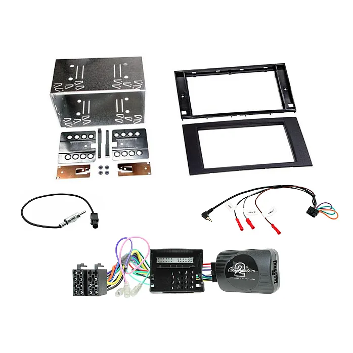 CTKFD75 Ford C-Max, Fiesta, Focus, Fusion Black Double Din Car Stereo Fascia Fitting Kit