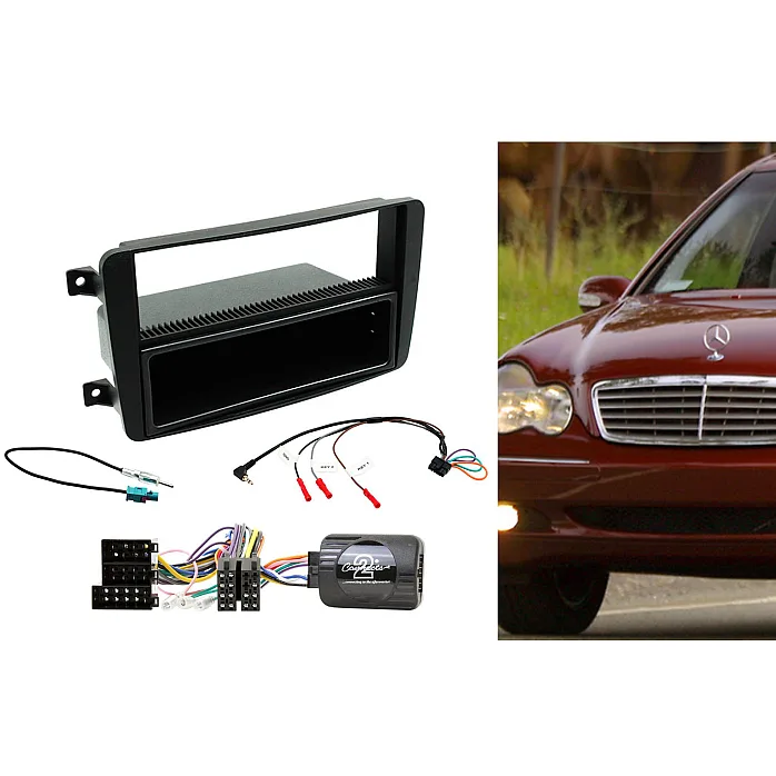 CTKMB21 Mercedes C Class 2001 - 2004 Single Din Car Stereo Fascia Fitting Kit