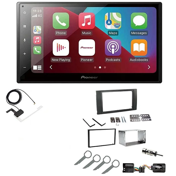 Ford Focus, Fiesta Pioneer 6.8" Bluetooth Apple CarPlay DAB Stereo Upgrade Kit