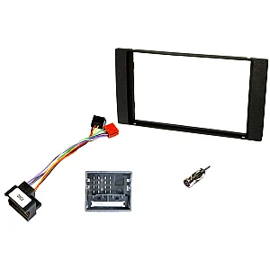 Ford 2002 Onwards Double Din Stereo Upgrade Fitting Kit (WITHOUT STEERING CONTROLS) Black