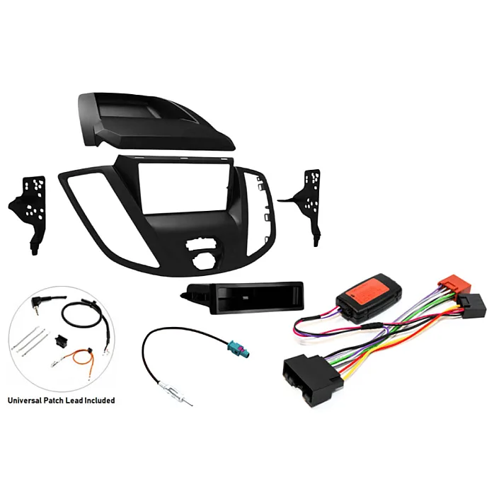 InCarTec FK-968/1 Ford Transit MK8 (2013-2018) Single/ Double Din Car Stereo Upgrade Fitting Kit (WITHOUT DISPLAY)