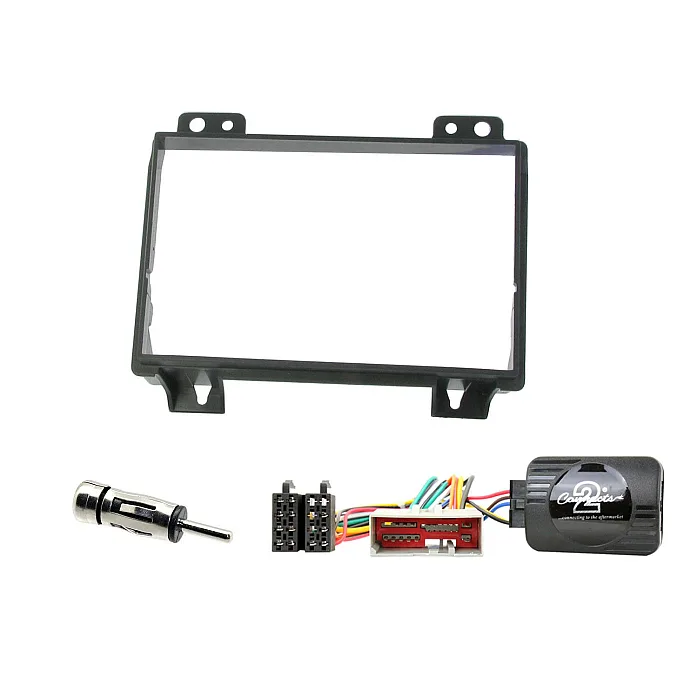 Ford Fiesta, Fusion (2002-2005) Double Din Car CD Stereo Fitting Kit Fascia Panel, Steering Control