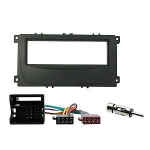 Ford C-Max, Focus, Galaxy, Mondeo, S-Max Stereo Black Fascia Fitting Surround Kit