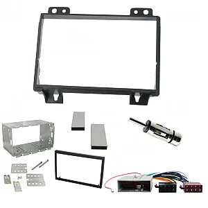 Ford Fiesta Mk6 2002-2005 Double Din Car Stereo Fascia Fitting Kit ISO Connector