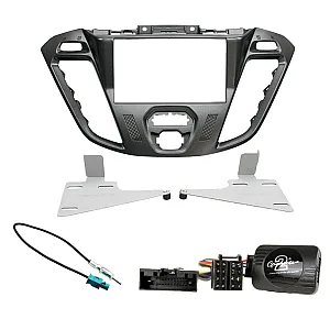 Ford Transit Custom 2012-2021 Pegasus Double Din Car Stereo Fascia Stalk Antenna Kit