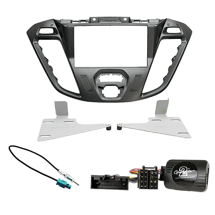 Ford Transit Custom 2012-2021 Pegasus Double Din Car Stereo Fascia Stalk Antenna Kit