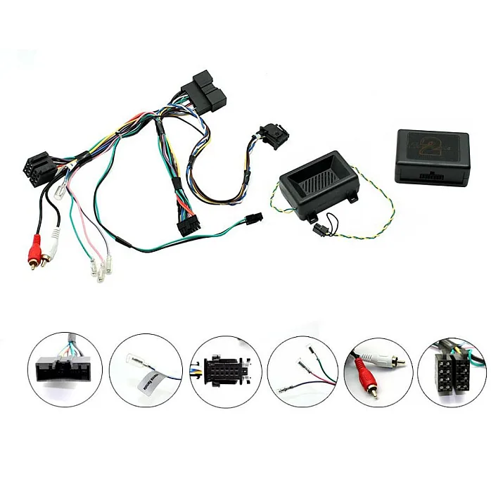 Ford Fiesta 2013 - 2017 Double Din Stereo Fascia / Steering / Antenna Fitting Kit