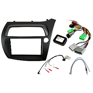 InCarTec FK-832-RHD Honda Civic Double Din Car Stereo Upgrade Fitting Kit