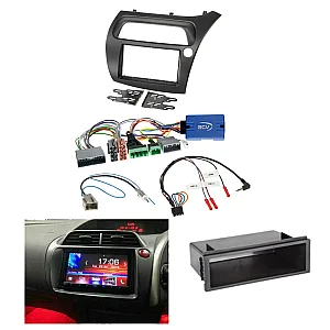 Honda Civic (2006-2011) (Hatchback) Single / Double Din Car Stereo Fascia Fitting Kit