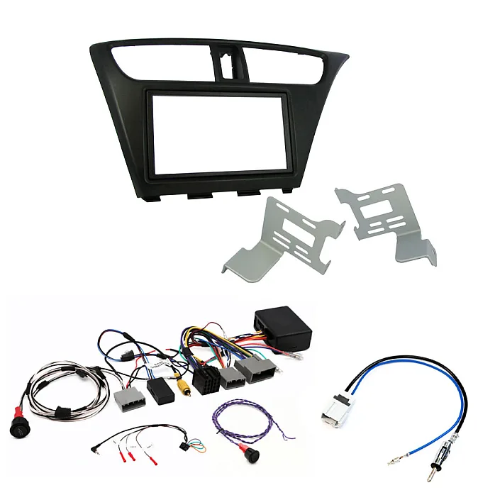 Honda Civic 9th Gen 2012 - 2017 with Honda Connect Stereo Non Amplified Double Din Fitting Kit