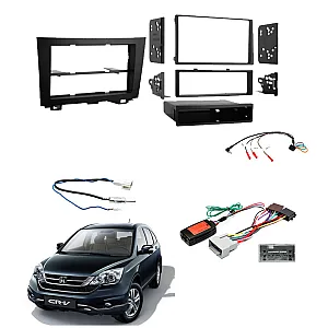 Honda CR-V Double Din Fascia Steering Antenna Kit For Replacing NAV Type 2VN3 and NAV TYPE B Stereo.