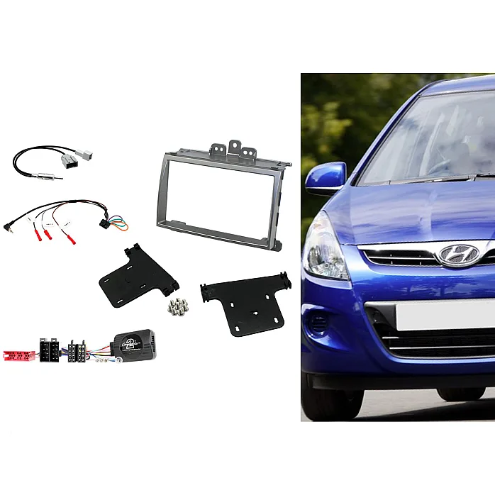 Connects2 CTKHY02 - Hyundai i20 2009-2012 Double Din Stereo Installation Fitting Kit