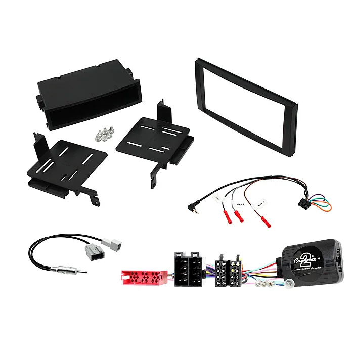 Hyundai Santa Fe (2010 - 2012) Car Stereo Fitting Kit Single / Double Din Fascia, Steering Control