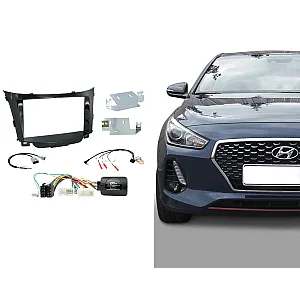 CTKHY25 Hyundai i30 2012 - 2017 Double Din Car Stereo Fascia Fitting Kit