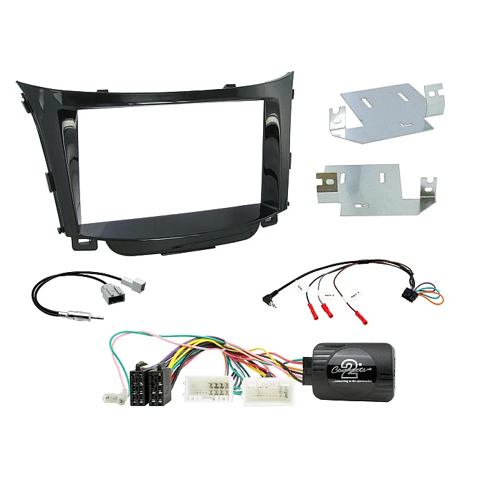 CTKHY25 Hyundai i30 2012 - 2017 Double Din Car Stereo Fascia Fitting Kit