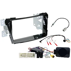 InCarTec FK-901/16G Hyundai i40 Double Din Car Stereo Upgrade Fitting Kit Gloss Black