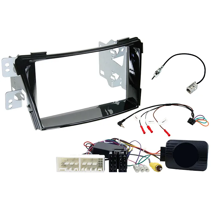 InCar Tec FK-901/16G Hyundai i40 Double Din Car Stereo Upgrade Fitting Kit Gloss Black