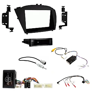 Hyundai IX35 (2010 - 2015) Single / Double Din Fascia / Steering / Antenna / Reverse Camera / Amplifier Retention Kit