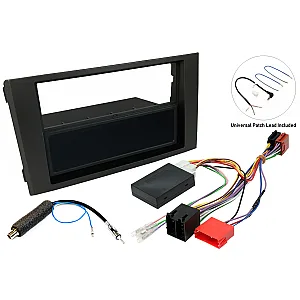 Iveco Daily (2006-2014) Single / Double DIN Car Stereo Upgrade Fitting Kit (MATT BLACK)