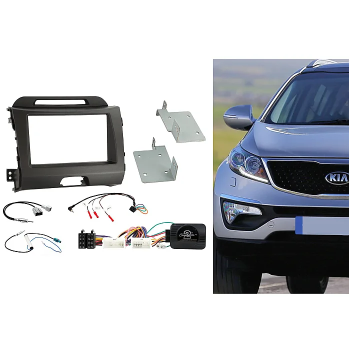 Connects2 CTKKI02 - Kia Sportage 2010-2015 Car Stereo Fitting Kit Black