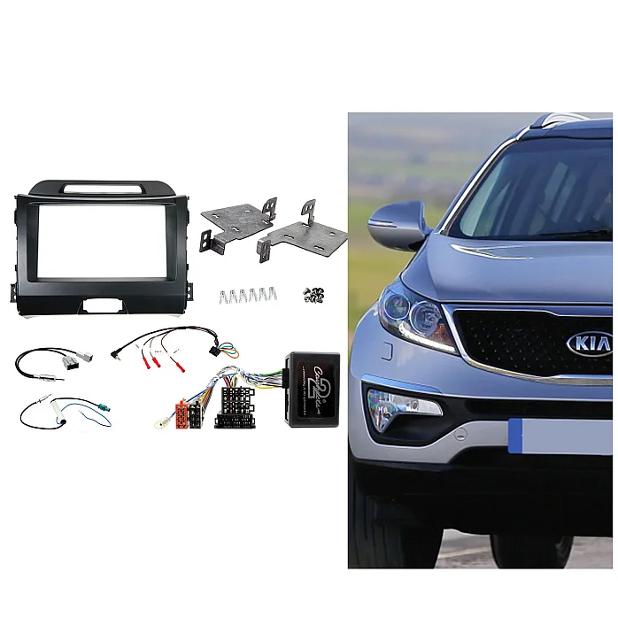 Connects2 CTKKI01 - Kia Sportage 2010-2015 Car Stereo Double Din Fitting Installation Kit