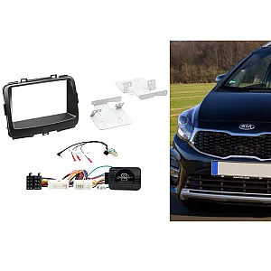 CTKKI22 Kia Carens 2013-2019 Car Stereo Double Din Fascia Fitting Kit