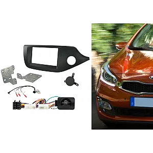 Kia Ceed, Pro-Cee'd (2012-2018) Double Din Car Stereo Fascia Fitting Kit