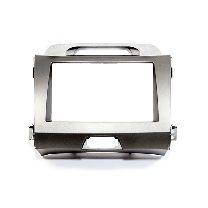 InCarTec FK-884-1-RES Kia Sportage 2010-2015 Basic Audio Double Din Stereo Fitting Kit (SILVER)