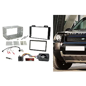 CTKLR02 Land Rover Freelander (2004-2006) Anthracite Double Din Stereo Fitting Kit