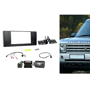 CTKLR04 Land Rover Range Rover (L322) Double Din Car Stereo Fascia Fitting Kit
