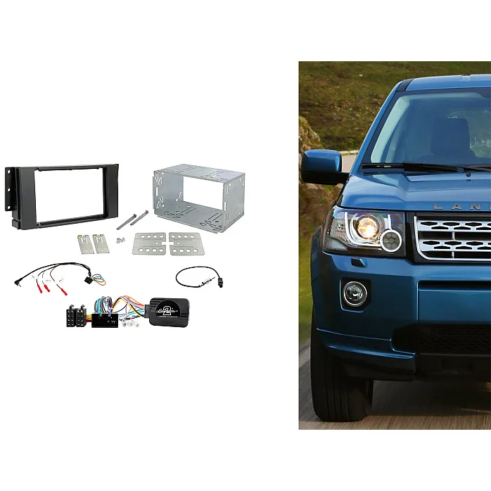 CTKLR13 Land Rover Freelander 2007 - 2014 Double Din Car Stereo Fascia Fitting Kit