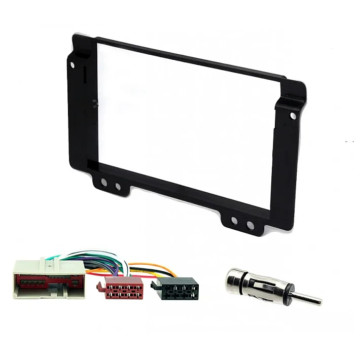 Land Rover FreeLander 2004 - 2006 Car Double Din Fascia ISO Fitting Kit Black