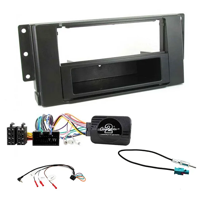 Land Rover Discovery, Freelander Car Stereo Single Din Fascia Steering Antenna Fitting Kit