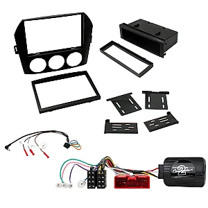 Mazda MX-5 NON-BOSE 2006-2008 Car CD Stereo Double / Single Din Fitting Kit Fascia, Stalk