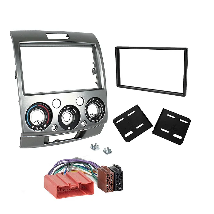 Mazda BT-50 (2007-2012) Car CD Stereo Double Din Fascia and ISO Wiring Fitting Kit