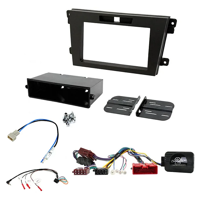 Mazda CX-7 2009 - 2012 Stereo Single / Double Din Fascia Steering Antenna BOSE Amplified Kit