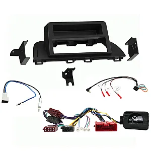 Mazda 3 2014-2018 Single Din Car Stereo Fascia Steering Antenna BOSE Amplified Vehicles Kit