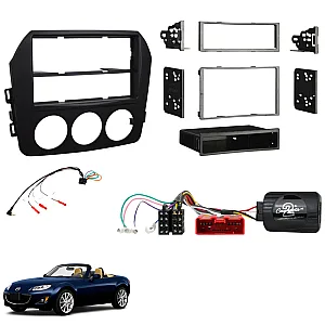 Mazda MX-5 2009 - 2015 NON BOSE Single / Double Din Fascia and Steering Control Kit