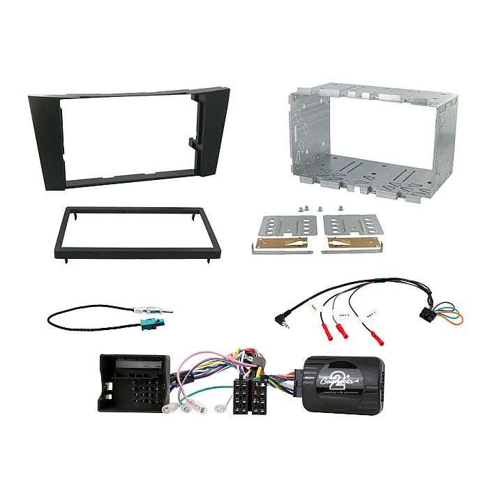 Connects2 CTKMB05 Mercedes CLS, E Class Double Din Car Stereo Fascia Fitting Kit
