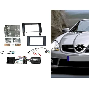 Connects2 CTKMB07 - Mercedes SLK R171 2004 - 2011 Double Din Car Stereo Fitting Kit
