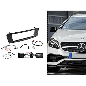 CTKMB10 Mercedes A Class W176 2013-2018 Single Din Car Stereo Fascia Fitting Kit